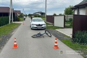 Неподалік Луцька 12-річний велосипедист потрапив під колеса автівки