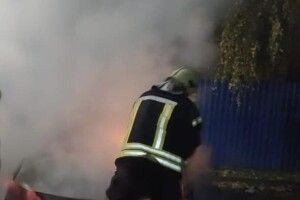 У Луцьку вночі згорів дотла автомобіль
