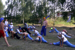 Козачата проходять вишкіл