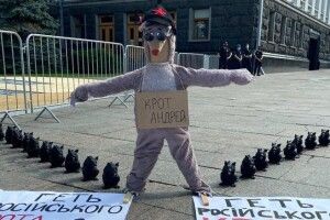 «Геть російського крота!» – активісти вимагають очистити Офіс Зеленського від зрадників