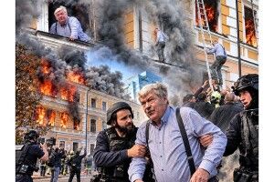 Кадри, що облетіли світ: як український учений врятувався від російських ракет