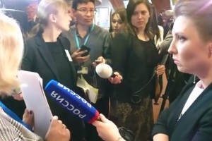Російські пропагандисти намагалися влаштувати провокацію у ПАРЄ (Відео)
