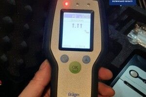 Драгер зашкалював: волинянин здав патрульним п’яного, як чіп водія 