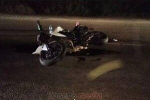 На Волині у ДТП важко травмувалася жінка, яка керувала мотоциклом (Відео)