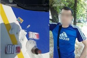 У під’їзді будинку виявили лучанина зі шприцами