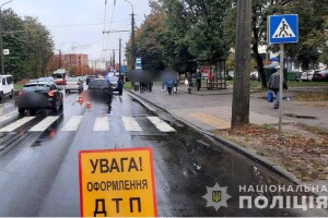 На Волині автомобілі збили два пішоходи і велосипедиста