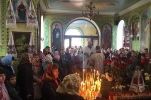 Митрополит Луцький і Волинський Михаїл храмував у Чарукові