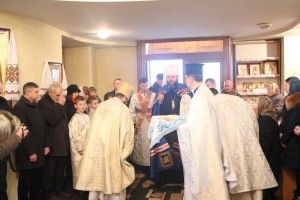 В Липинах освятили ікону Варвари з частинкою мощей