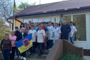 У Волинському Горохові інтернат отримав прапор із фронту