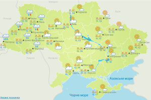 У суботу в західних областях грози, можливий град
