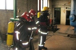 Рятувальники  ліквідовували «аварію» на котельні Рожищенської лікарні