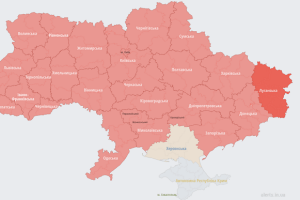 Майже в усій Україні лунала  повітряна тривога