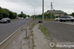 На Волині автівка не розминулася з мотоциклом 