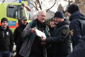 Волинські рятувальники отримали спецтехніку від швейцарських волонтерів