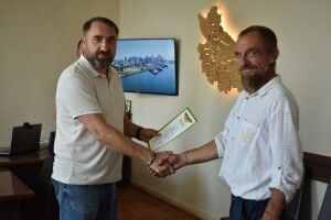 На Волині відзначили добровольця за допомогу в будівництві укріплень для ЗСУ на Сході