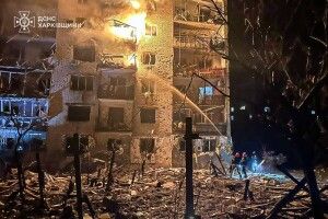 На Харківщині вночі ворожі ракети вдарили по житловій забудові