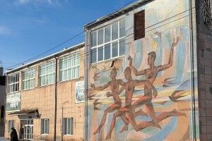 У місті на Волині через ремонт Будинку спорту може зникнути унікальна мозаїка