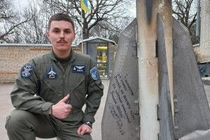 Льотчик Вадим Ворошилов поставив «автограф» на ракеті, якою знищив «Шахед»