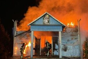 На Волині вночі горіла церква (Фото)