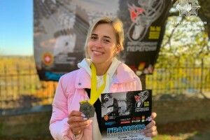 Патрульна поліцейська з Волині стала другою в змаганнях «Ostrog trail-2022 «Пекельна гонка»