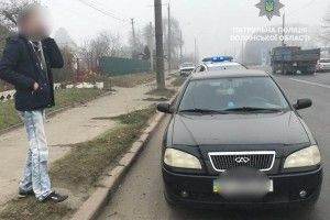 Лучанин намагався відмазатися від штрафу, імітуючи ДТП