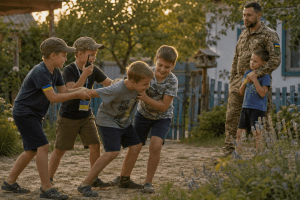 Однолітки сина захисника граються в… ТЦК – ловлять і «пакують» ухилянтів…