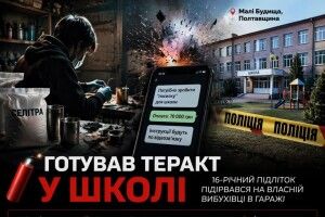 За 70 тисяч гривень підліток готував теракт у школі й підірвався сам