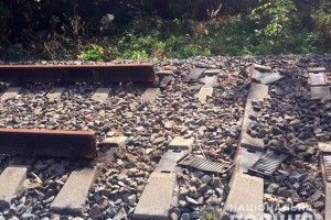 У Донецькій області вкрали майже кілометр колій 