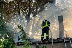 Підвела піч: у Луцькому районі палала будівля