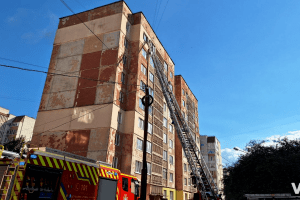 Сьогодні у Луцьку горіла квартира у багатоповерхівці