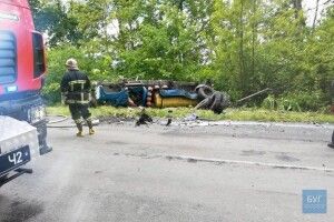 Смертельна аварія на Волині: фура зіткнулась з молоковозом (Фото, Відео)