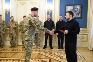 Комбат волинської бригади отримав нагороду з рук президента