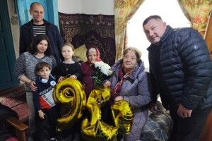 Мешканка села на Волині відзначила свій 95-й день народження