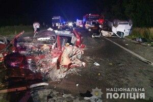 Бабуся і дідусь загинули на місці, за життя дворічної дитини борються медики (Фото)
