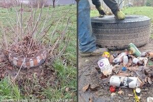 У Луцьку чистять двори від шин та звалищ