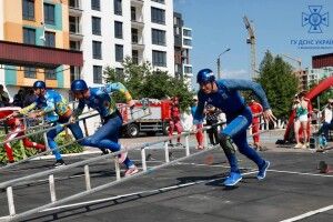 Волинські рятувальники вибороли срібні медалі Чемпіонату України з пожежно-прикладного спорту