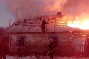 У Камінь-Каширському районі згоріла хата (Фото)