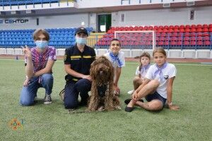 Чотирилапа Банана давала сеанси каністерапії (Фото)