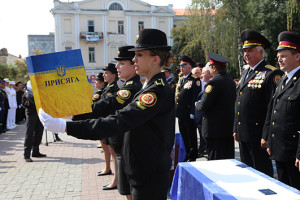 Сьогодні складали присягу майбутні рятувальники