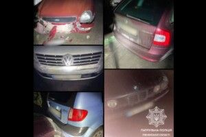 У Рівному 17-річний керманич «БМВ» протаранив чотири автівки й утік