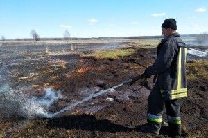 У Шацькому районі добу гасили пожежу на торф’янику