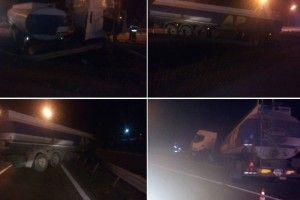 На Рівненщині великий бензовоз потрапив в ДТП