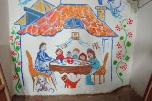«Розмалюйте нам те страшне бомбосховище, бо ж діти»: волинські художники й розмалювали (Фото)