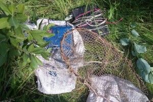 На Волині рибпатруль на березі знайшов електровудку: власник браконьєрського знаряддя дременув