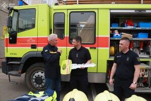 Волонтер із Швейцарії передав луцьким рятувальникам 4-й пожежний автомобіль