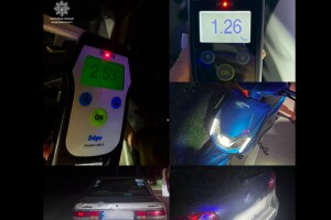 Рівень алкоголю в крові водія з Волині перевищував допустиму норму майже в 13 разів!