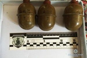 24-річний волинянин зберігав три бойові гранти