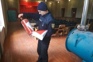 Бійці ДСНС активно працюють над тим, аби президентські вибори не зірвав червоний півень (фото)