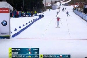 Жіноча збірна України посіла 5-е місце в естафеті на етапі Кубка світу з біатлону