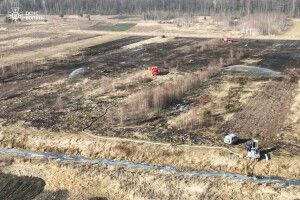 Волинські вогнеборці боролися з торф'яною пожежею